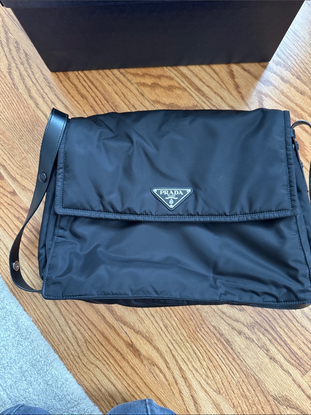 Prada Black Nylon Crossbody Bag - Picture 3 of 12